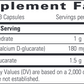 Calcium D-Glucarate 90 caps