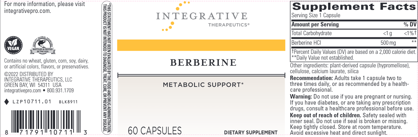 Berberine 60 vegcaps