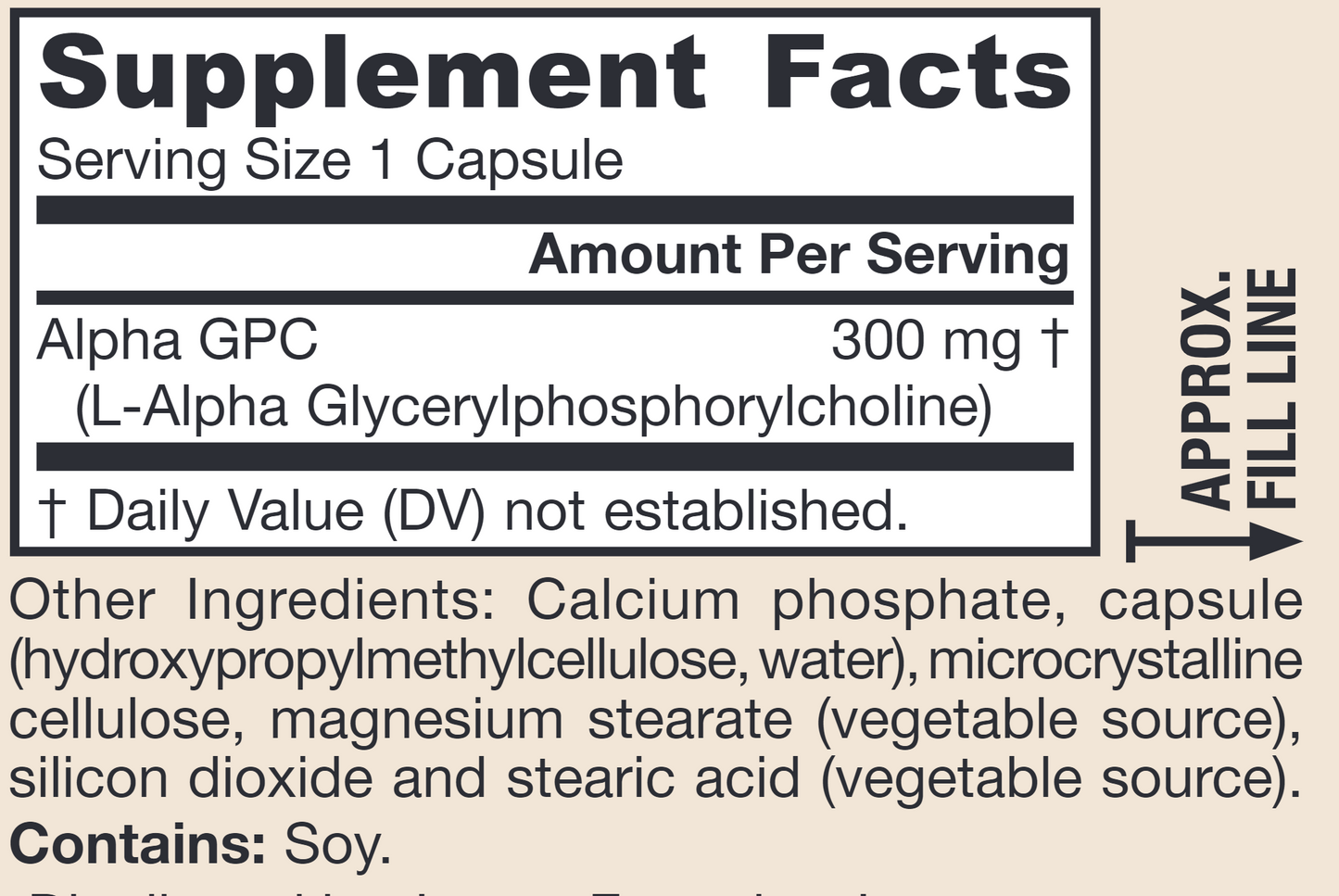 Alpha GPC 300 mg 60 vegcaps