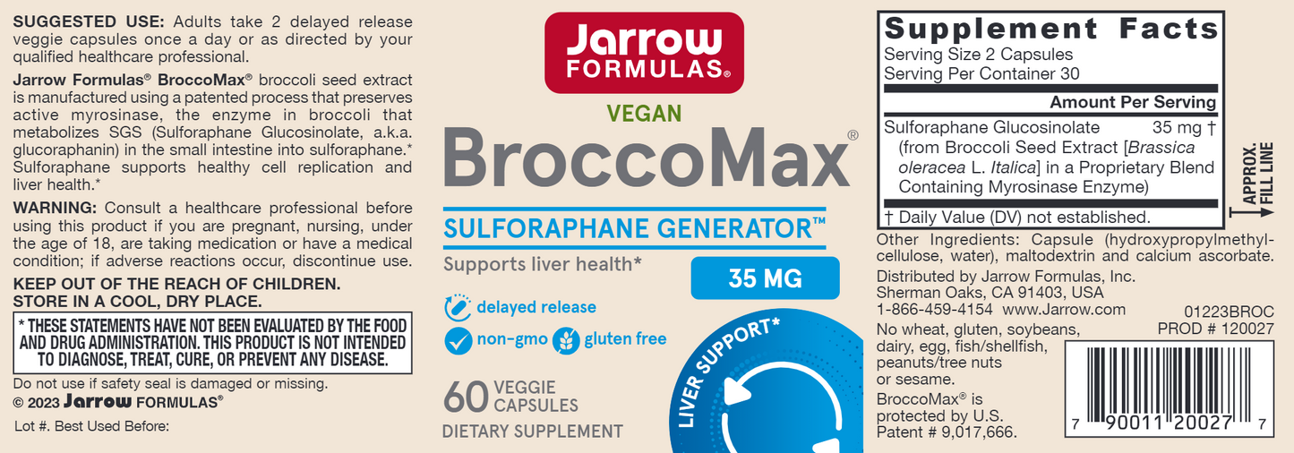 BroccoMax 60 vegcaps