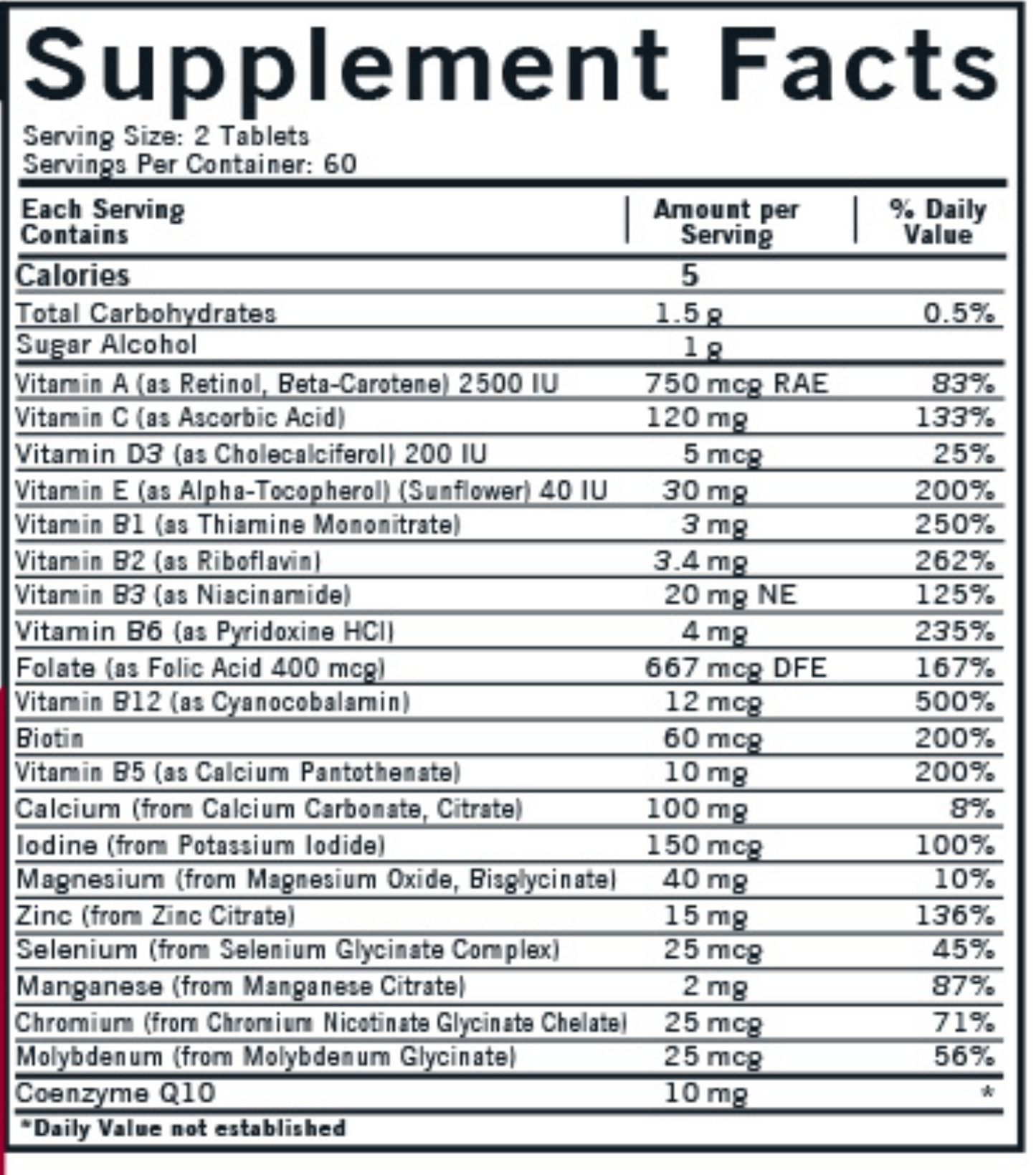 Child Multi-Vit/Min w/ Xylitol 120 tabs