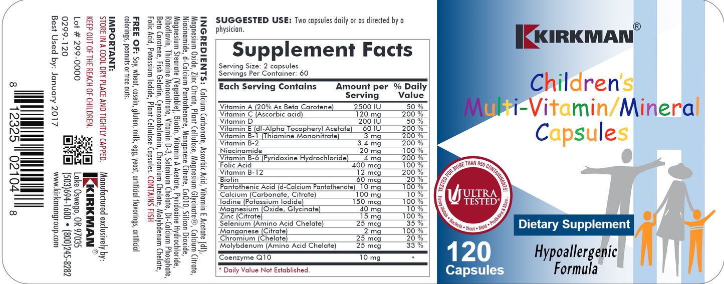 Children's Multivitamin 120 caps