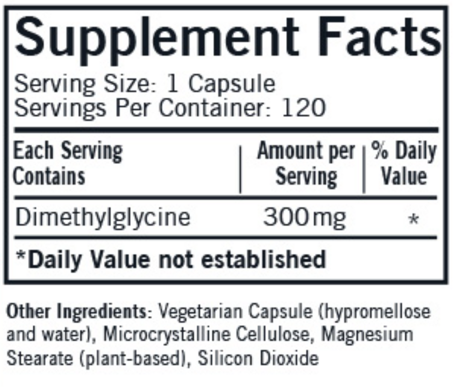 DMG Max Strength 300 mg 120 caps