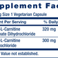 Acetyl-L-Carnitine Arginate 90 vegcaps