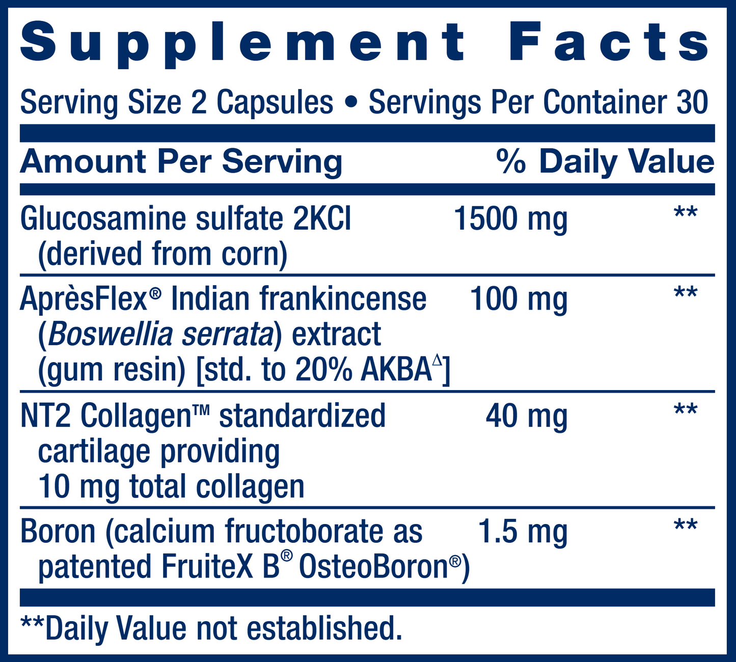 ArthroMax® Advanced NT2 Collagen™ & AprèsFlex® 60 vegcaps