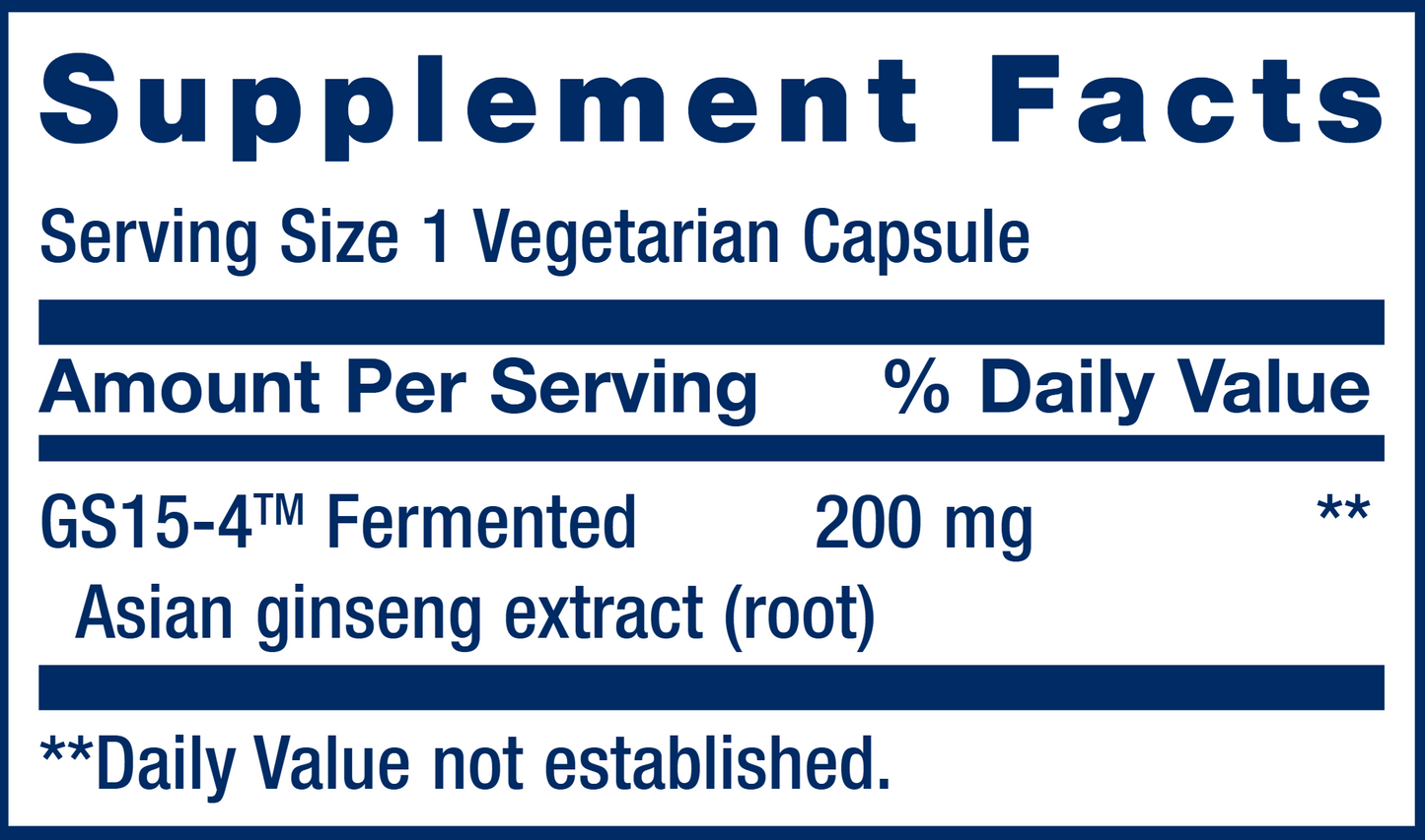 Ginseng Energy Boost 30 vegcaps