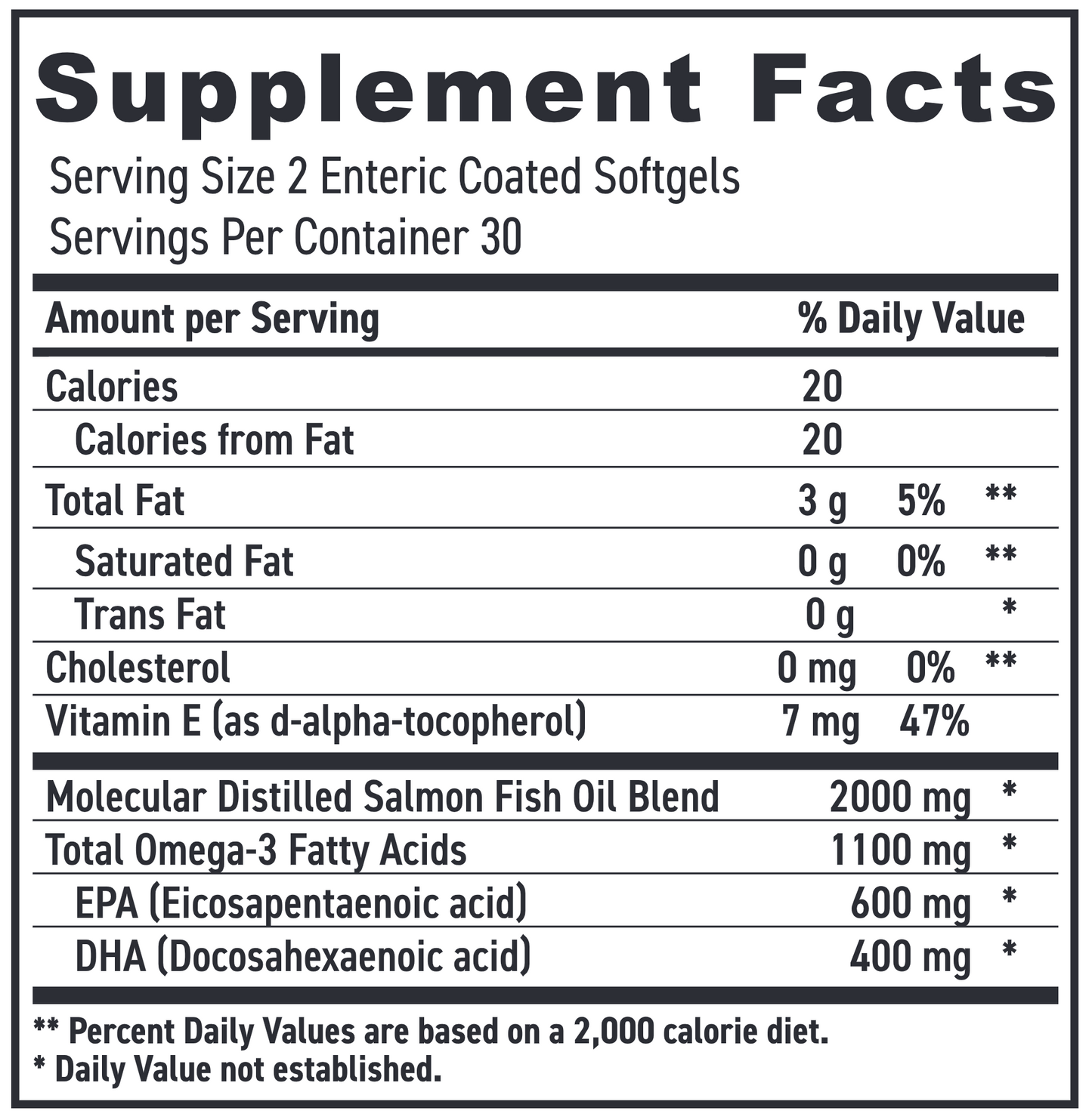 Omega-3 Formula 60 softgels