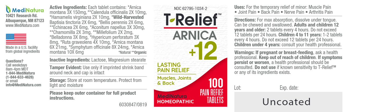 T-Relief Extra Str Pain Relief 100 Tabs