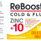 ReBoost Zinc +10 Cold & Flu 60 tabs