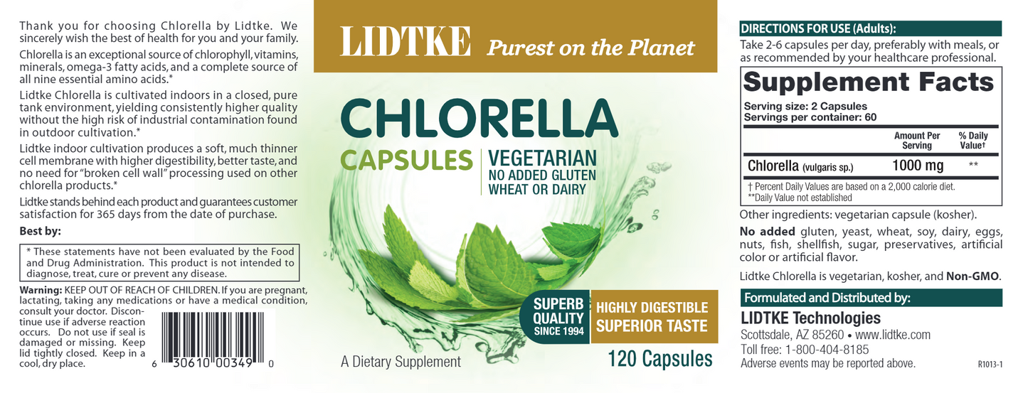 Chlorella Capsules 120 caps