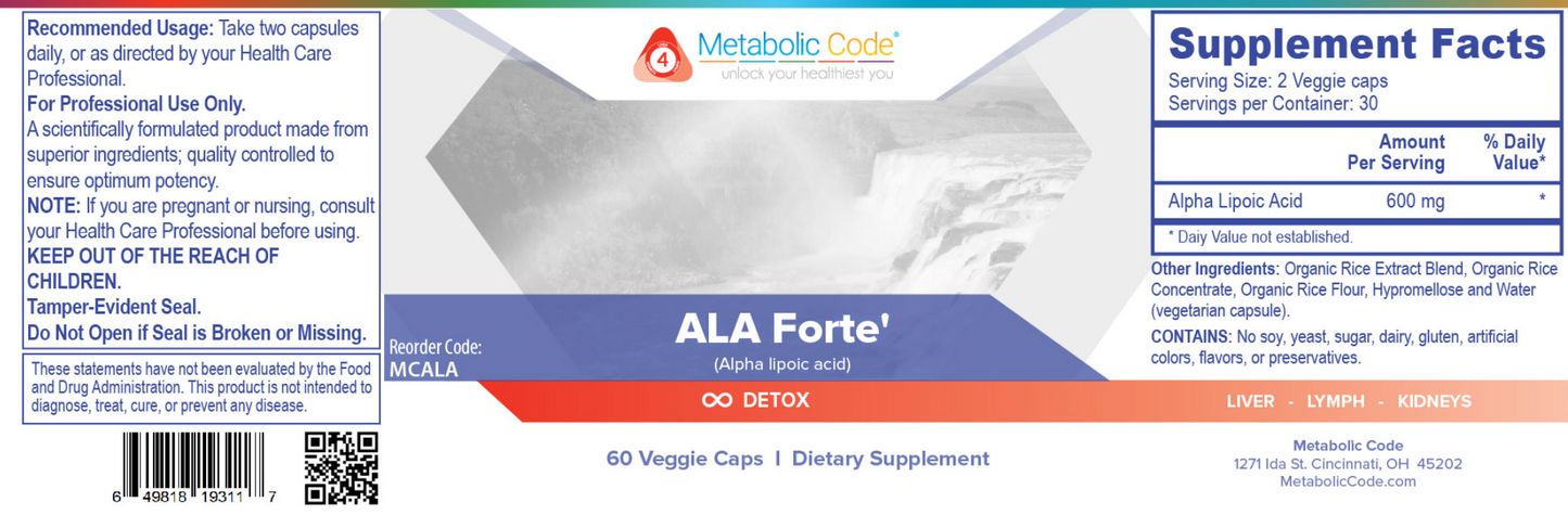 ALA Forté 60 vegcaps