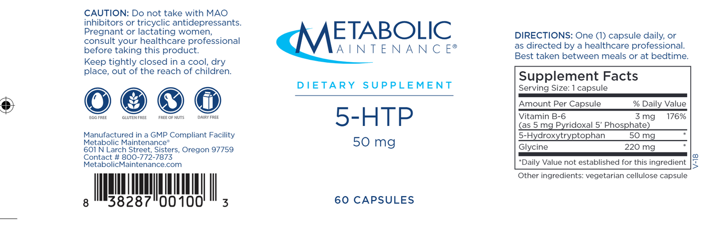 5-HTP 50 mg 60 vegcaps