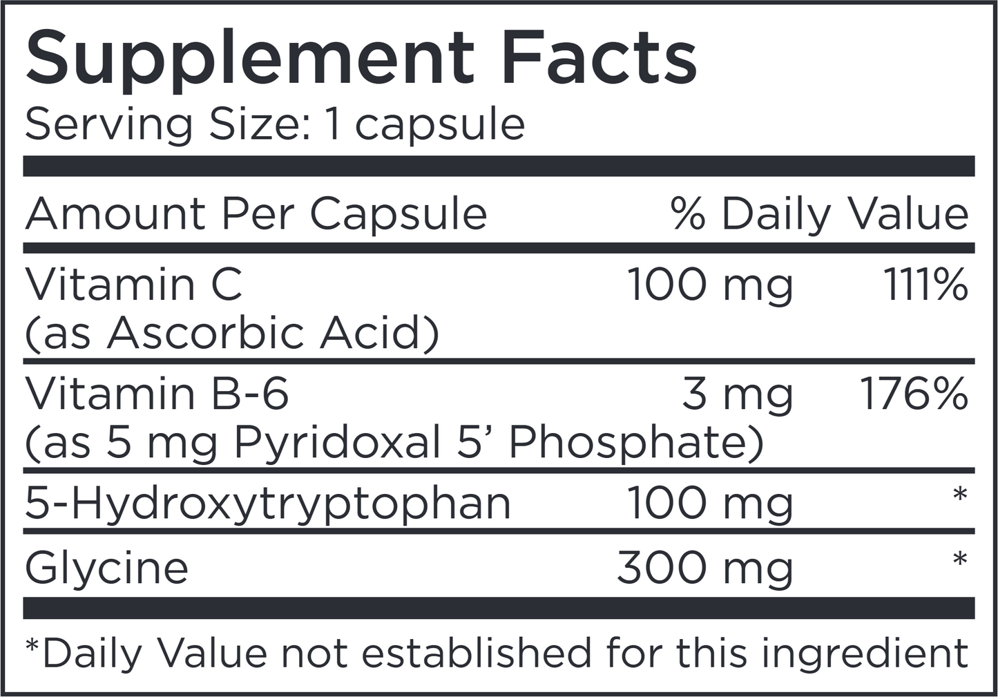 5-HTP 100 mg 60 vcaps