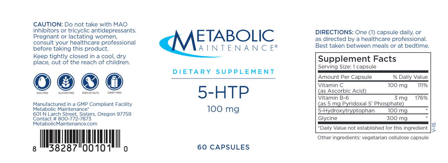 5-HTP 100 mg 60 vcaps