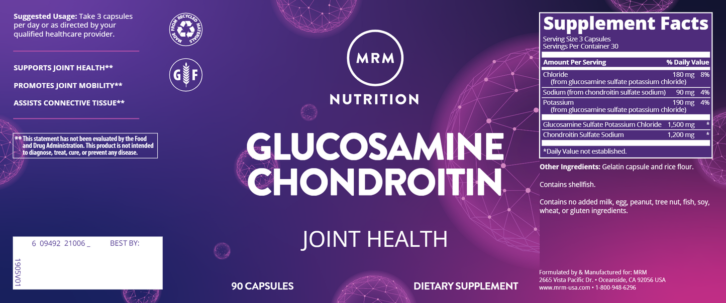 Glucosamine Chondroitin1500/1200 90 cap