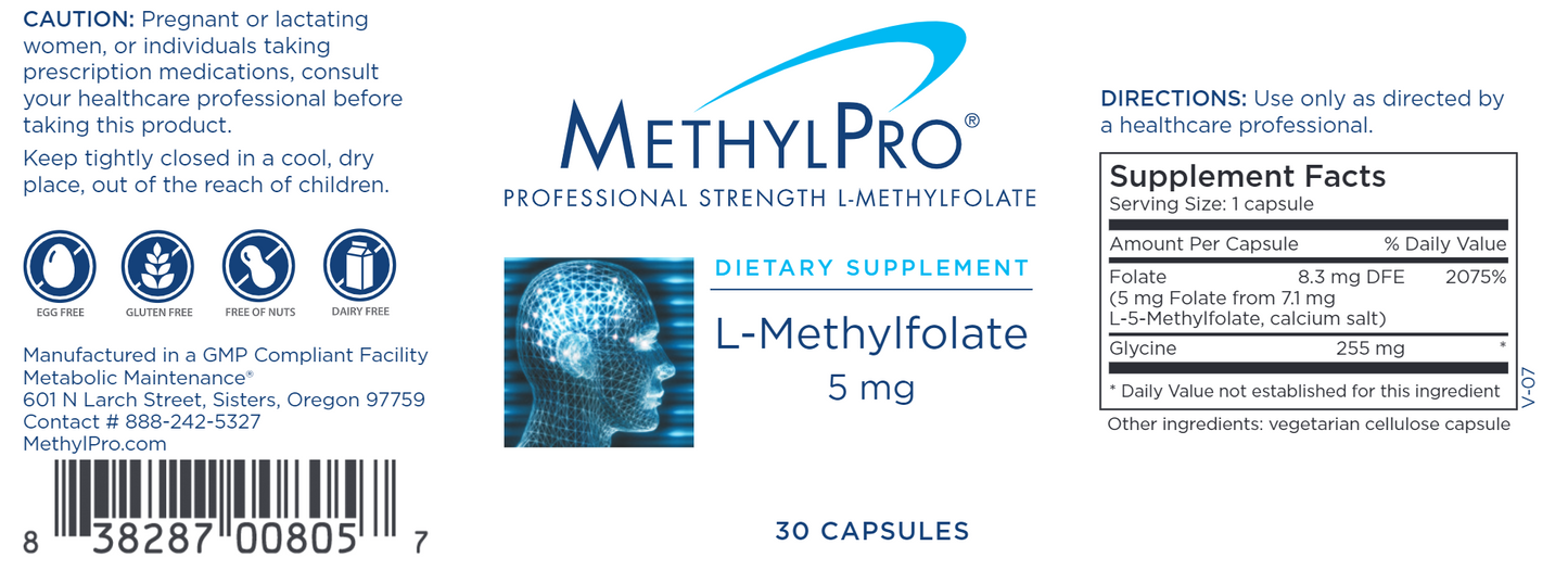 L-Methylfolate 5 mg 30 caps