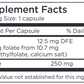 L-Methylfolate 7.5 mg 30 caps