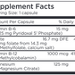 L-Methylfolate 10 mg + Cofactors 30 caps