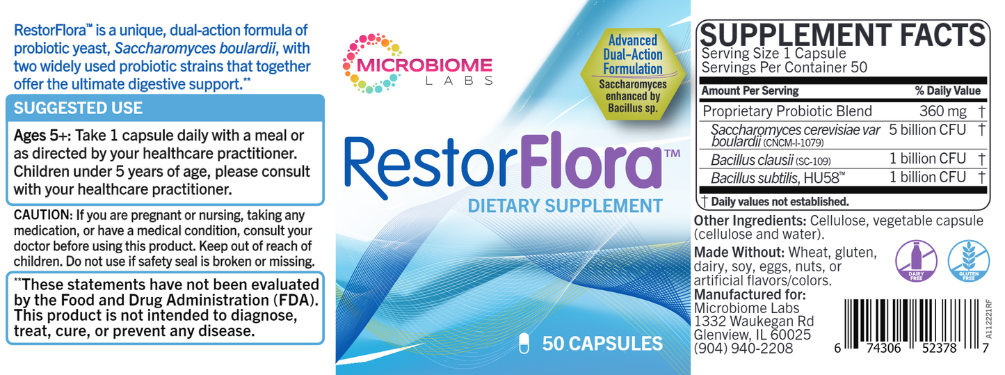 RestorFlora 50 caps