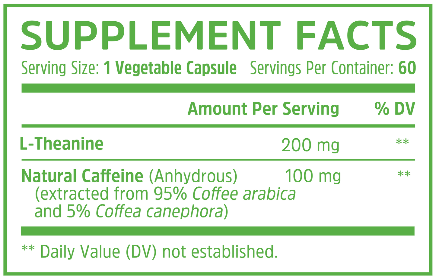 Energy + Focus 60 vegcaps