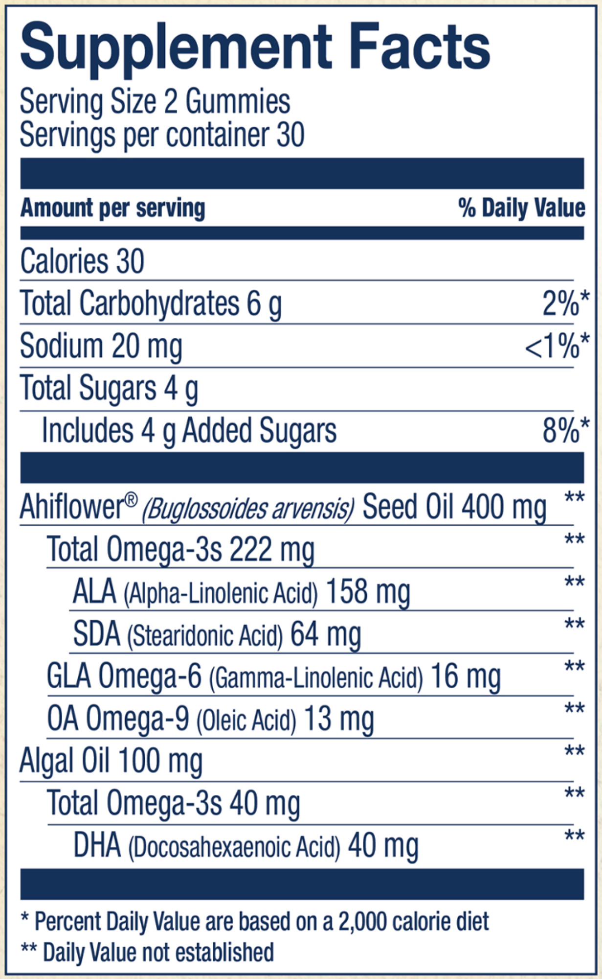 VEGAN OMEGA 3 ADULT LEMONADE 60ct