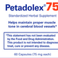 Petadolex 75 mg 60 gels