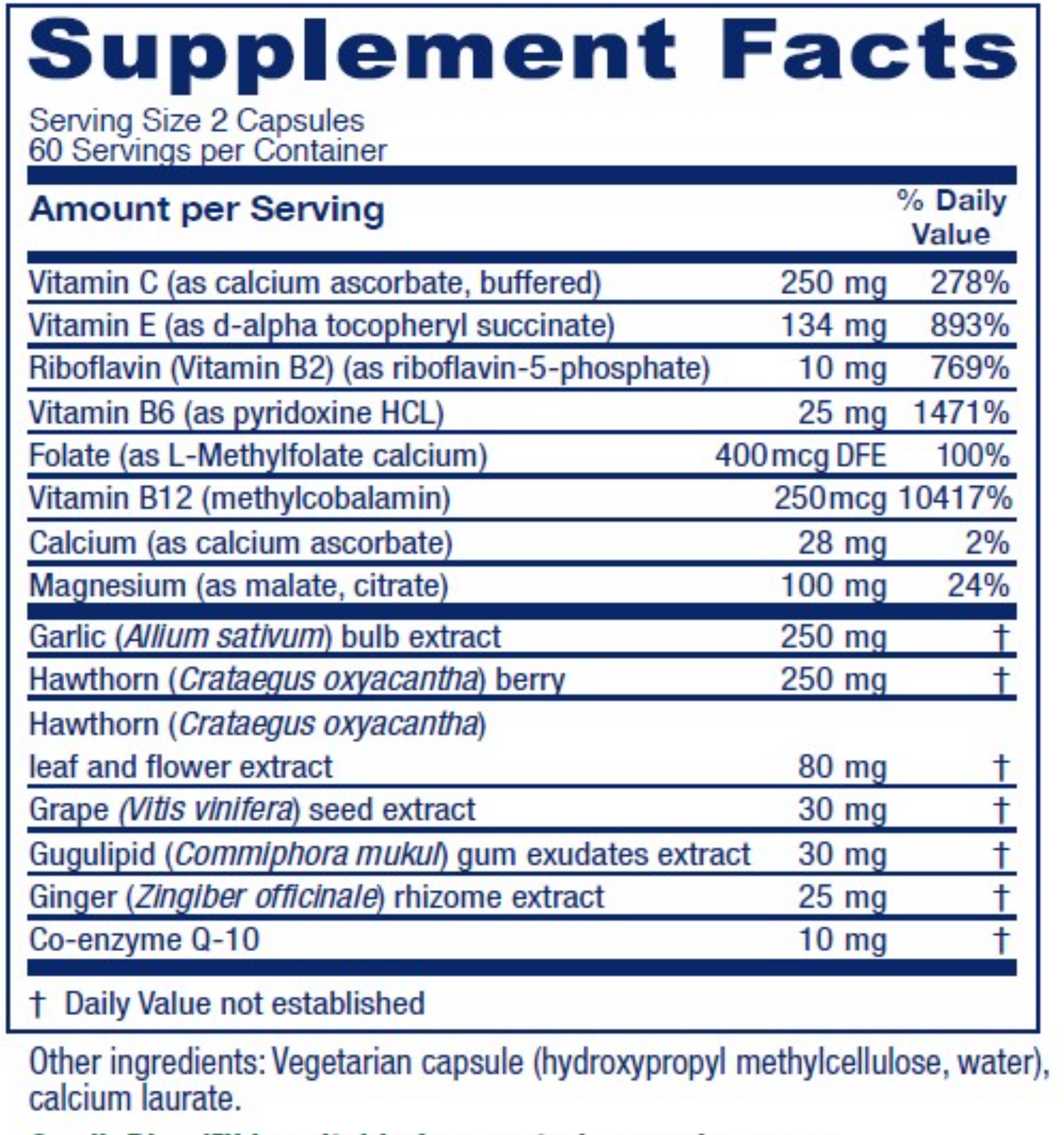 CardioBlend 120 caps