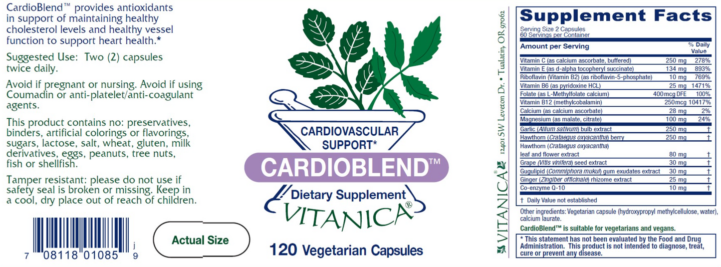 CardioBlend 120 caps