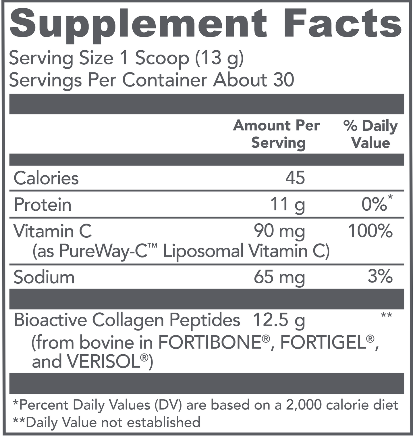 Bioactive Collagen Complex: Daily Foundational Support 13.9 oz