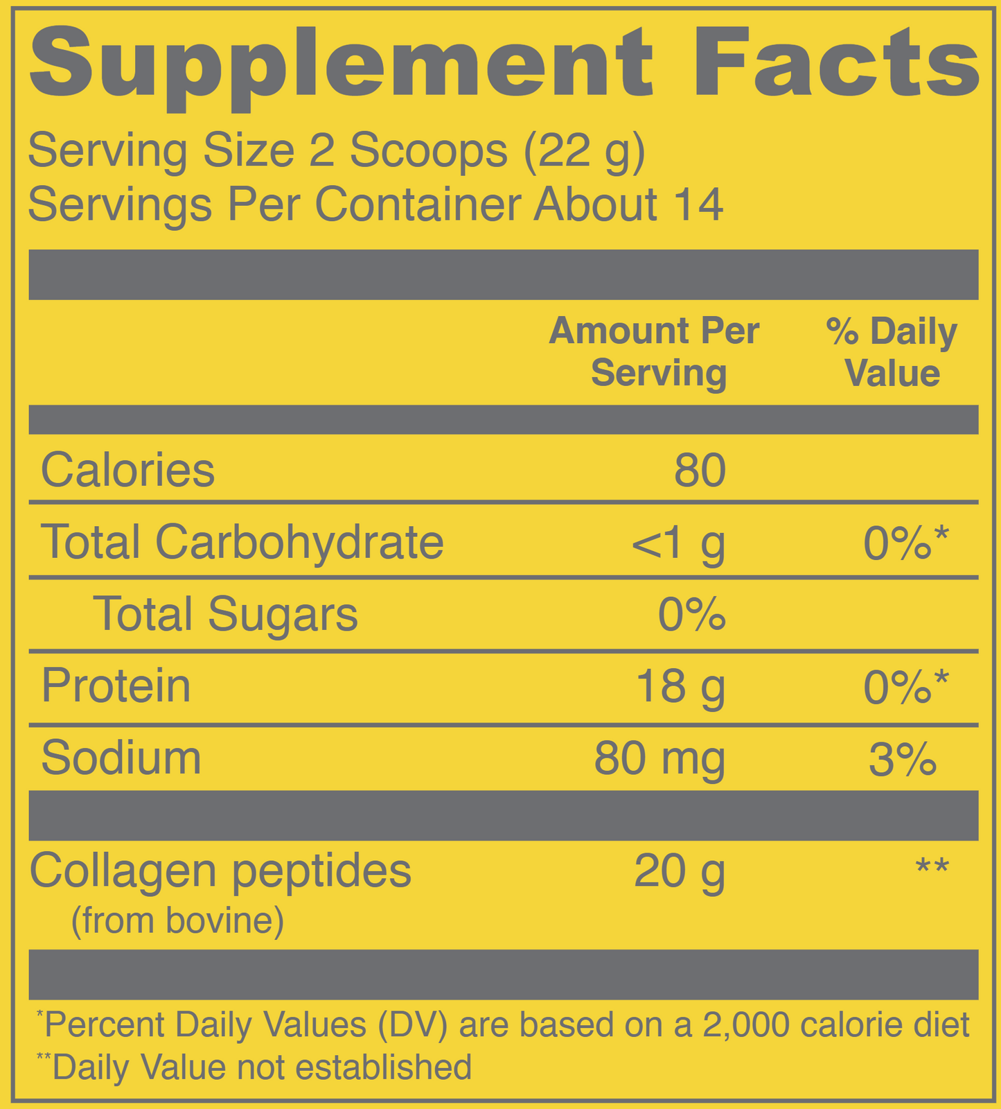 Collagen Peptides Lemon 11 oz