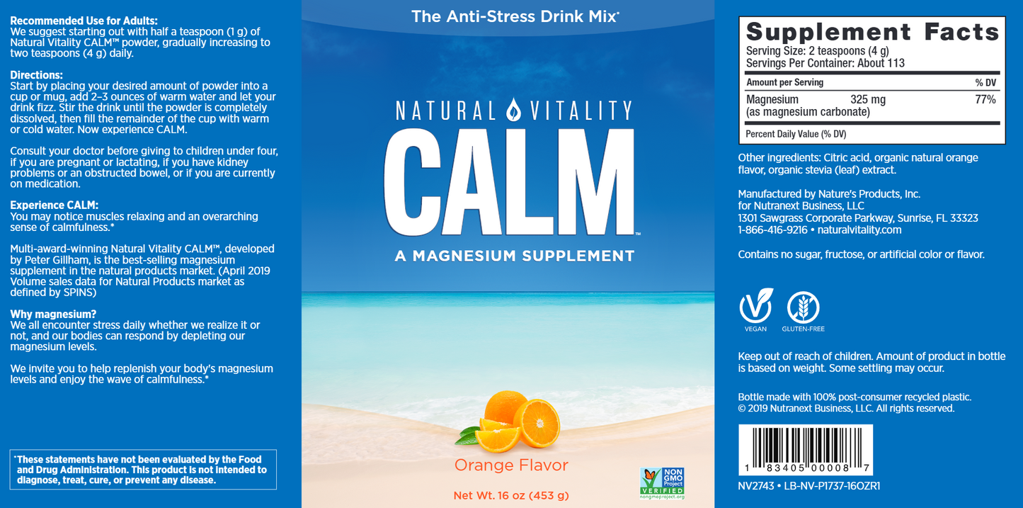 Calm Orange 16 oz