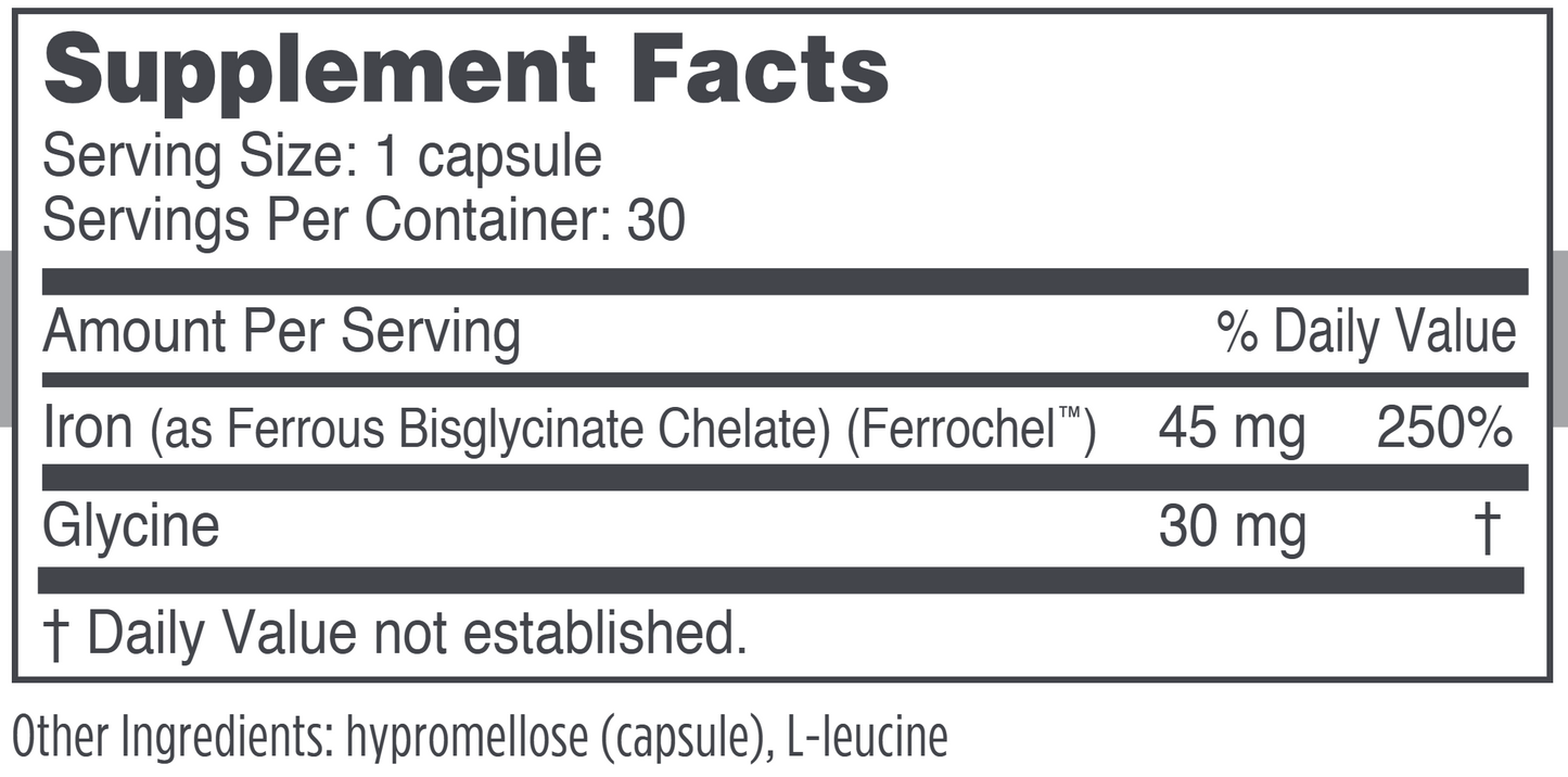 Ferrosolve® 30 vegcaps