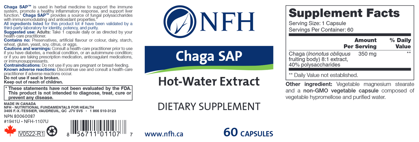 Chaga SAP 60 caps