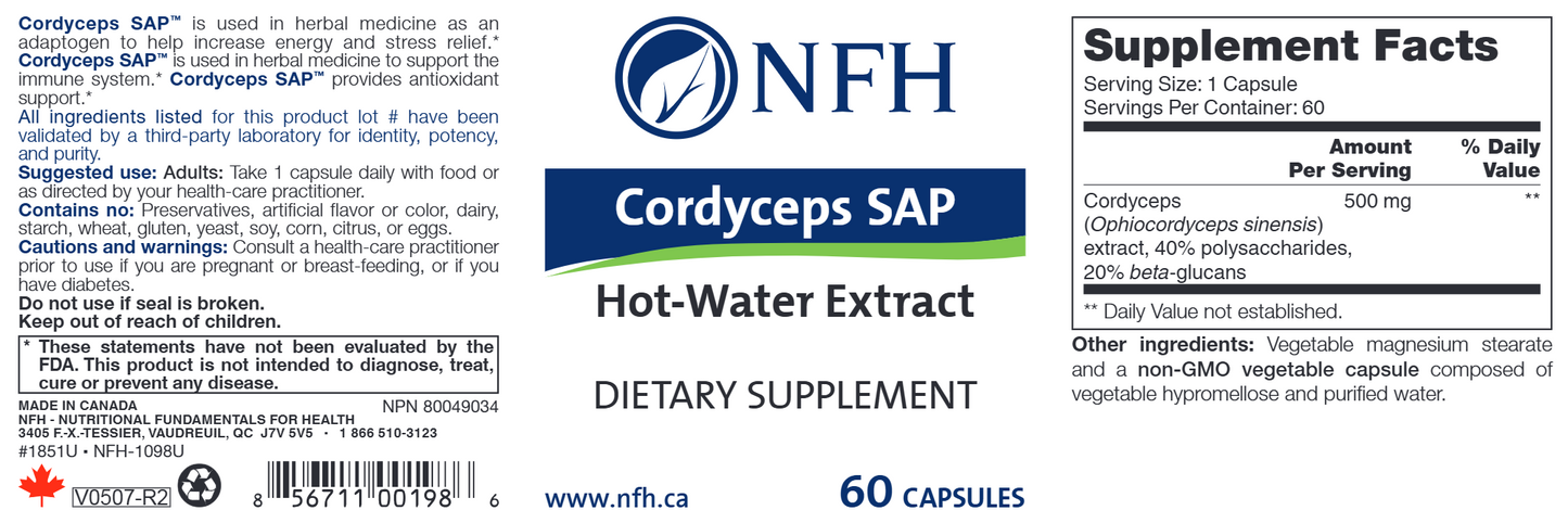 Cordyceps SAP 60 caps