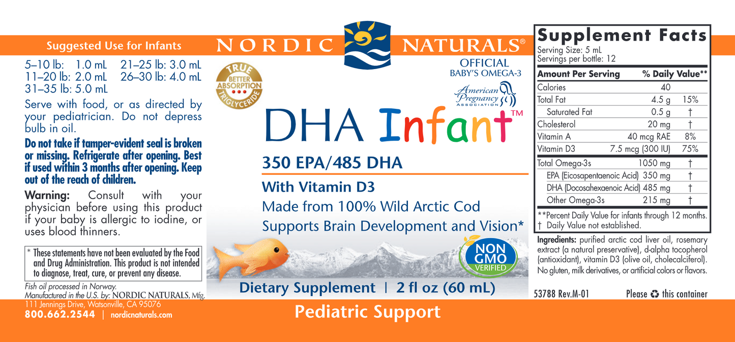 DHA Infant 2 oz