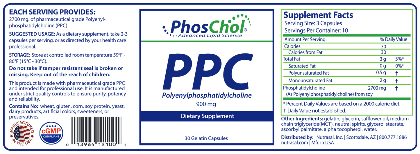 PhosChol PPC 900 mg 30 gels