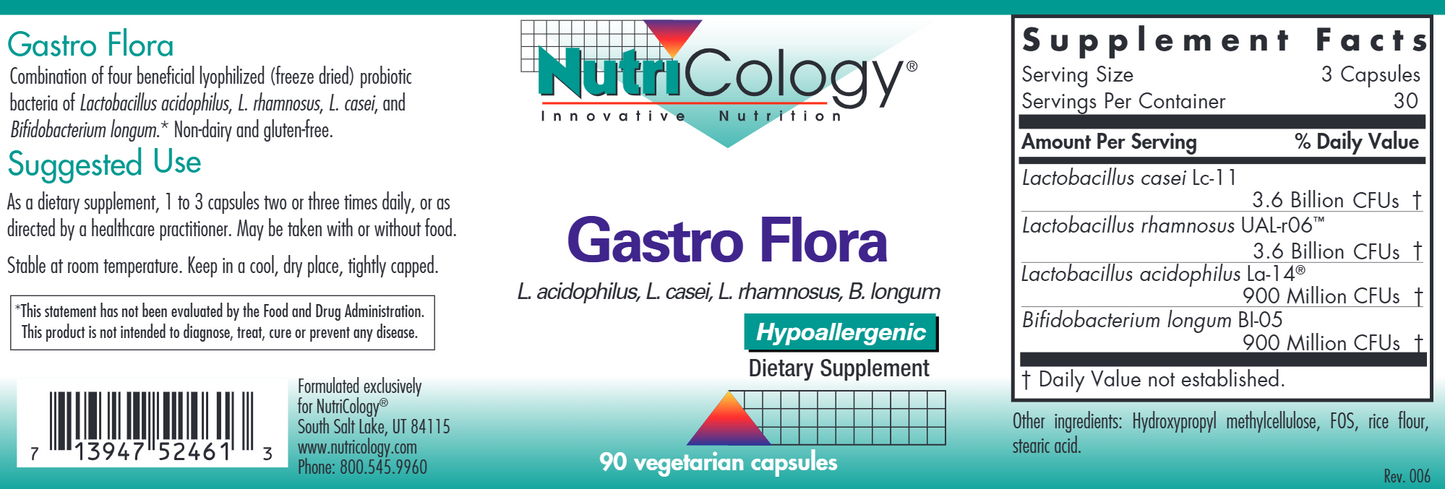 Gastro Flora DF 90 vegcaps