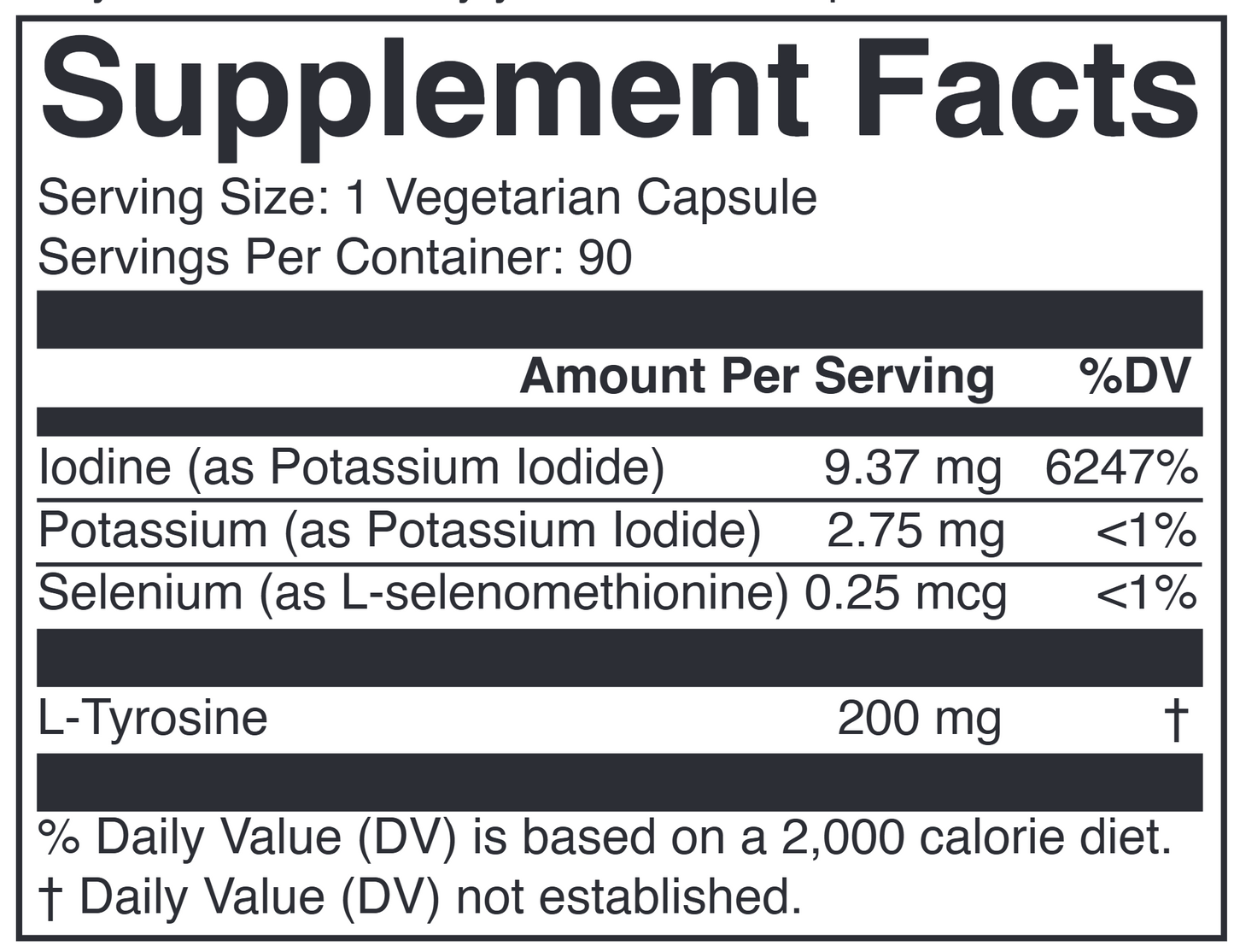 Iodine Plus 90 vegcaps