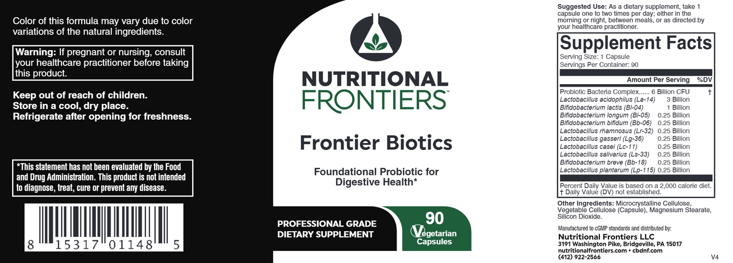 Frontier Biotics 90 vegcaps