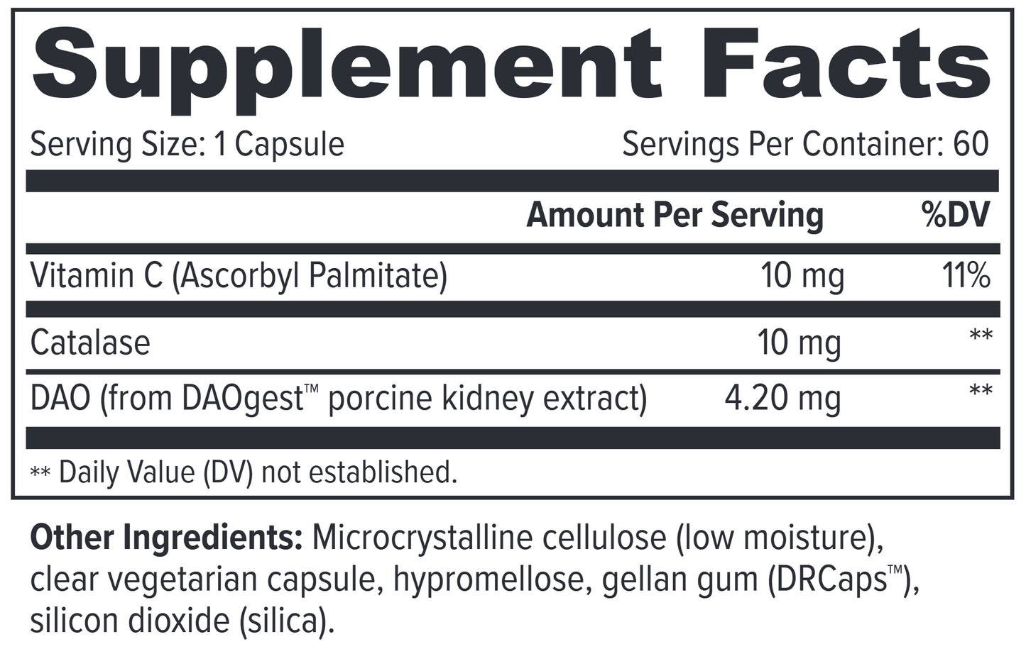 Histamine Digest 60 caps