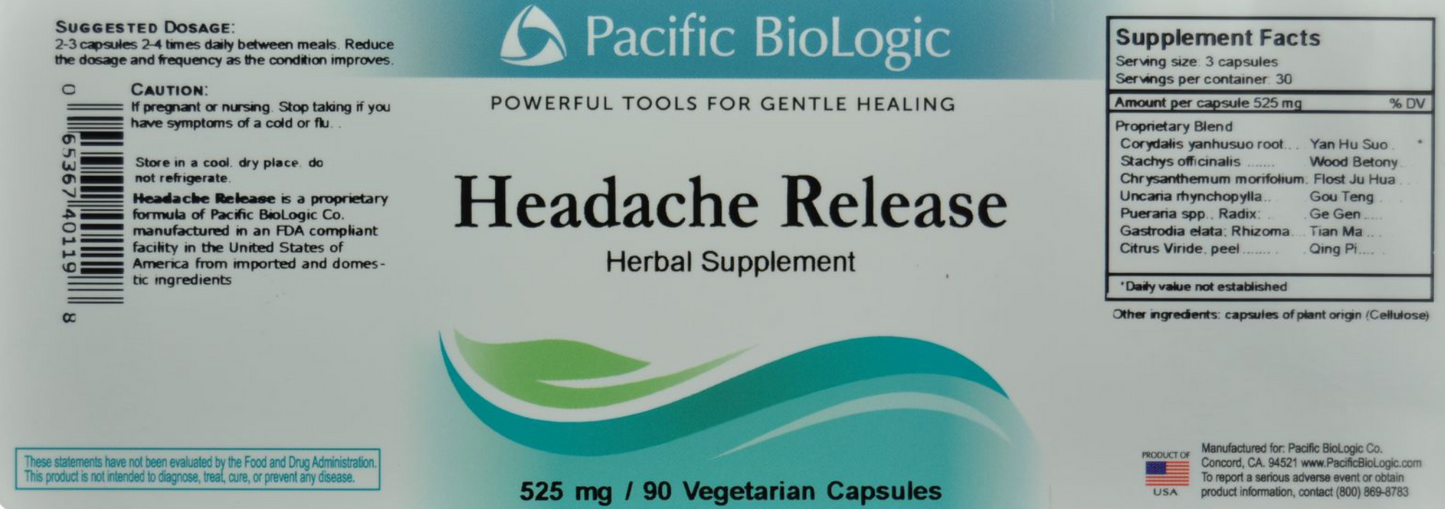 Headache Release 60 caps