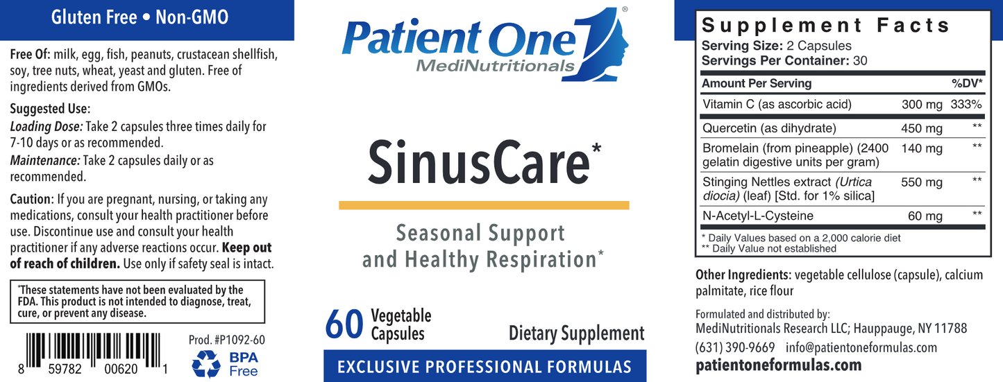 SinusCare 60 vegcaps