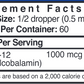 B-12 Methylcobalamin 1 fl oz