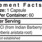 Berberine 500 mg 60 vegcaps