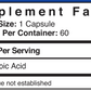 Alpha Lipoic Acid 600 mg 60 vegcaps