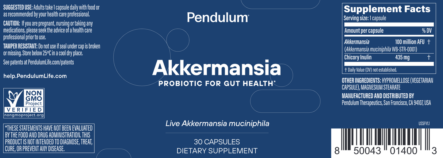 Pendulum Akkermansia 30 caps