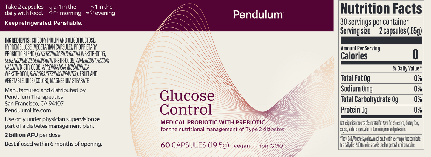 Pendulum Glucose Control 60 caps