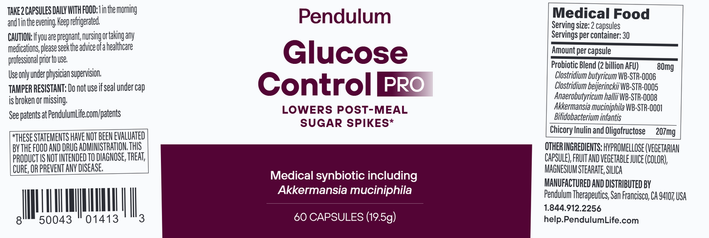 Glucose Control Pro 60 caps