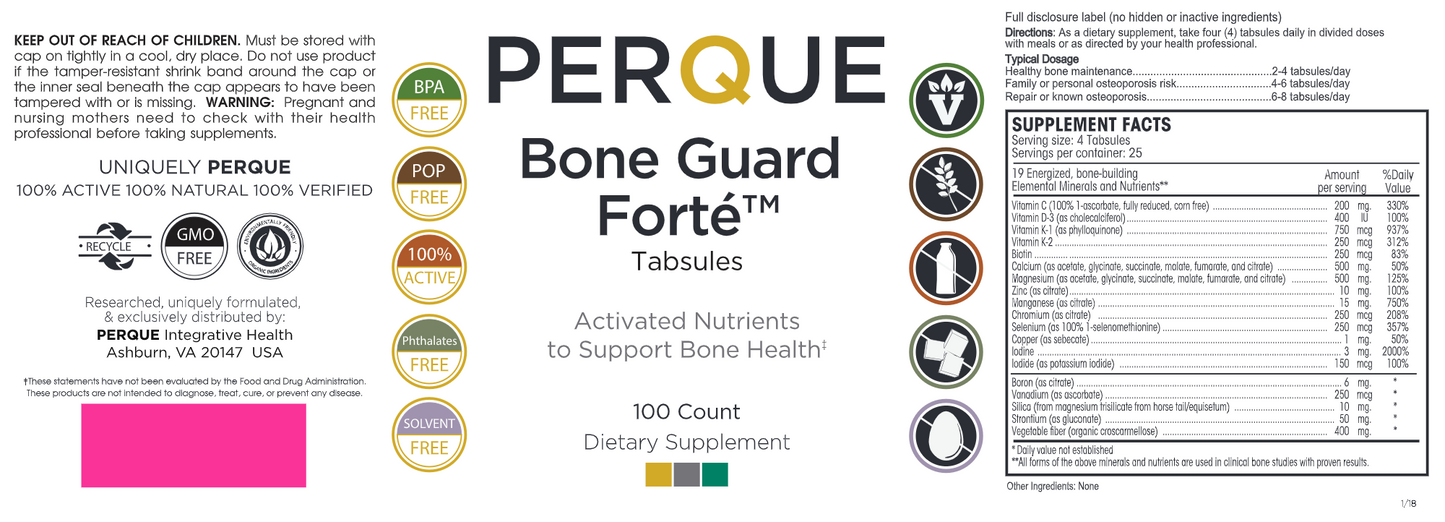 Bone Guard Forté (Reformulated) 100 ct