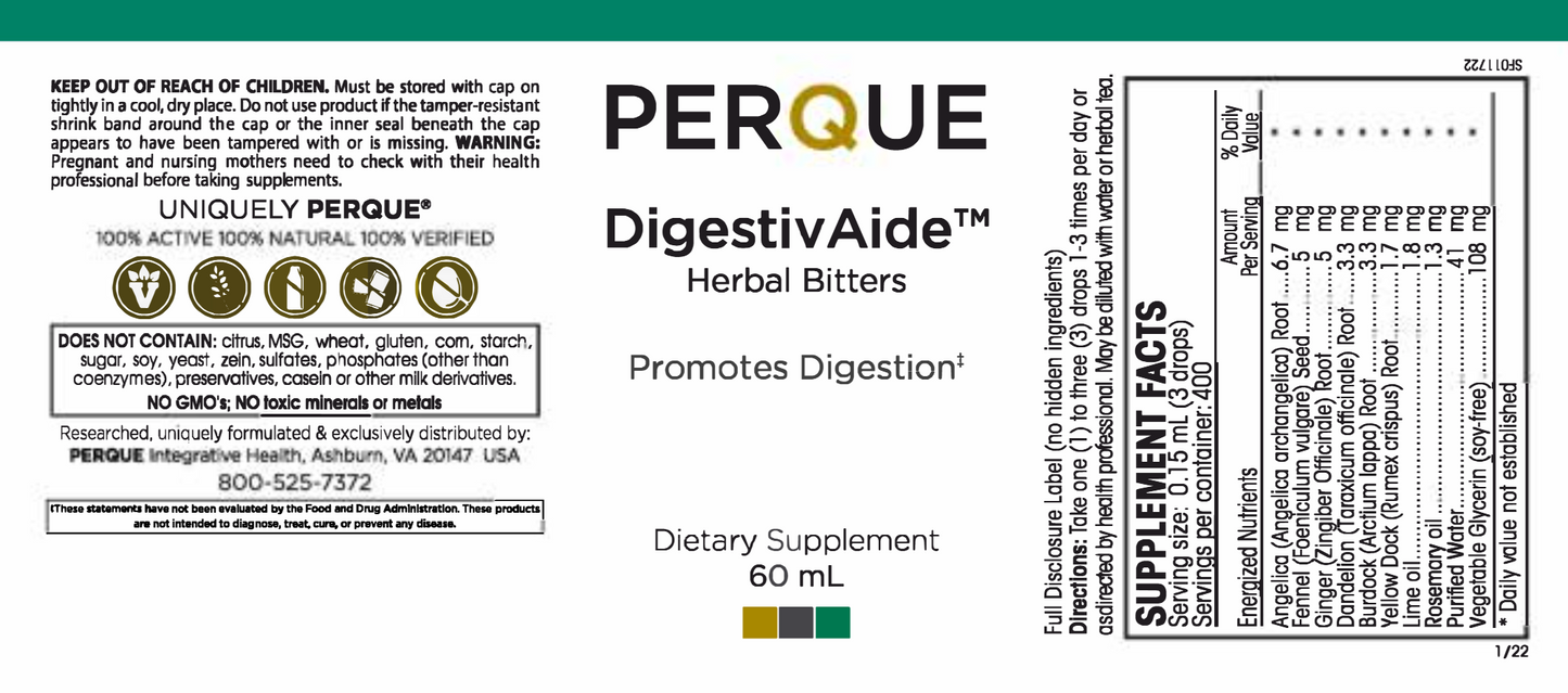 PERQUE DigestivAide 60 mL